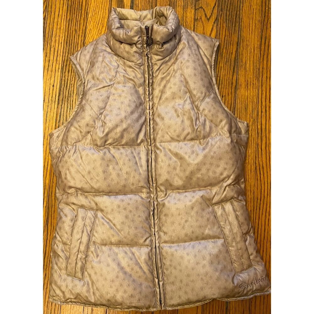 Ariat Tan Puffer Vest